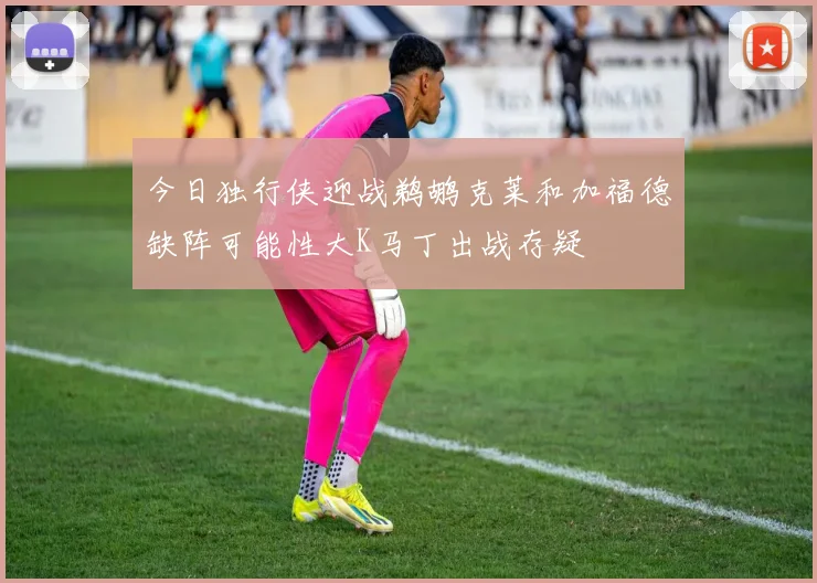今日独行侠迎战鹈鹕克莱和加福德缺阵可能性大K马丁出战存疑